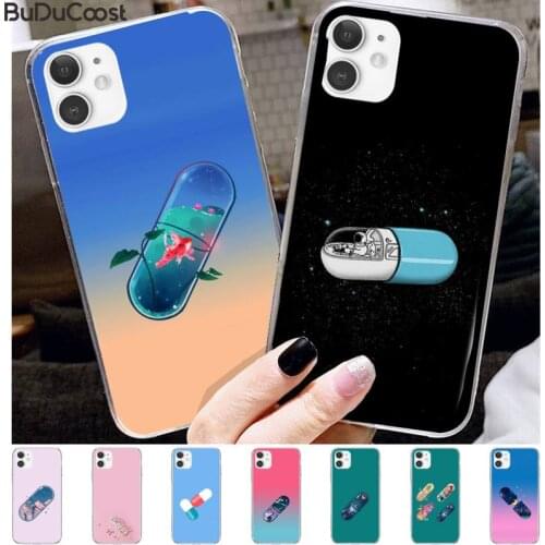 Medical Drug Pill Capsule Soft Phone Cover For Iphone 11 Pro11 Pro Max X 8 7 6 6S Plus 5 5S SE Cass