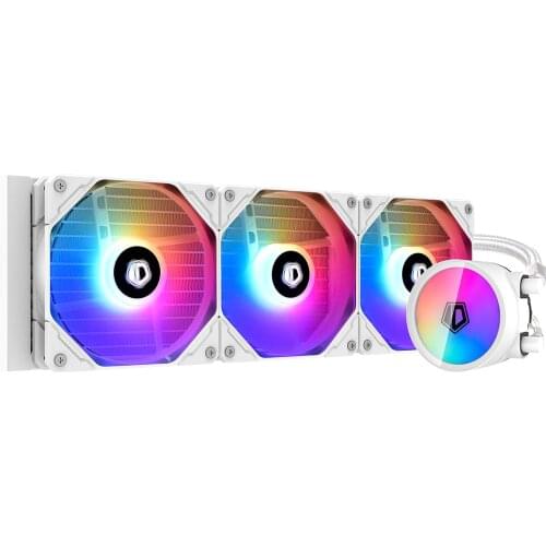 ID-COOLING ZOOMFLOW 360XT SNOW CPU Water Cooler 5V ARGB AIO Cooler 360mm CPU Liquid Cooler RGB Fan, Intel 1200/115X/2066, AM4