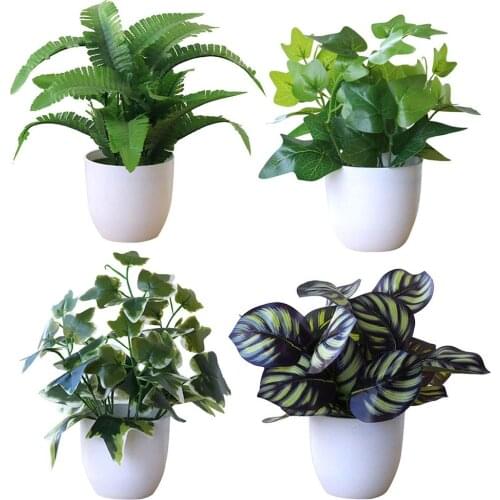 Artificial Foliage Plant Potted Bonsai Party Mall Market Desktop Office Decor Artificial Bonsai