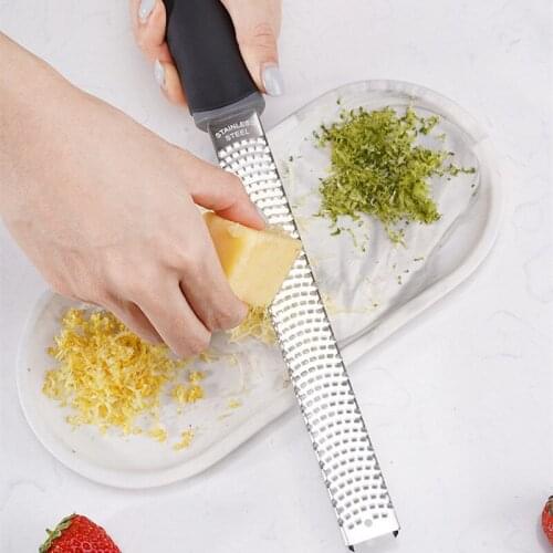 Orange Cheese Lemon Grater Ginger Garlic Nutmeg Chocolate Vegetables Fruits Razor Grating Scraper Sharp Stainless Steel Blade