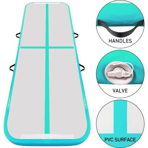 Free Shipping 6m/7m/8m*1m*0.2m Inflatable Gymnastics Airtrack Floor Tumbling Air Track For Kids Adult With Free Electronic Pump