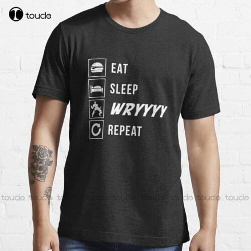 New Eat Sleep Wryyyy Repeat T-Shirt Cute Shirts For Women S-5XL womens tee shirts Unisex