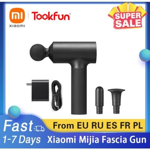 Xiaomi Mijia Fascia Gun Portable High Frequency Deep Tissue Muscle Massage With Fitness Relaxation Slimming Shaping Pain Relief