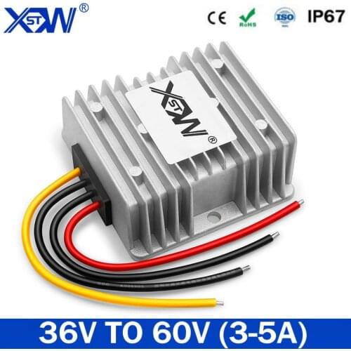 2020 High Efficiency 36V to 60V 3A 5A DC DC Boost Converter Step Up Vehicles With CE RoHS Waterproof CE