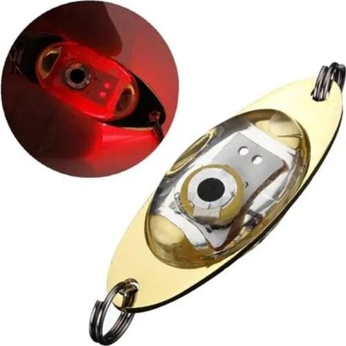 Fishing Lures LED Light Bait Deep Drop Under Water Flashing Lamp Luminous Light Electronic Metal Lure Carp Bait Trout Tools
