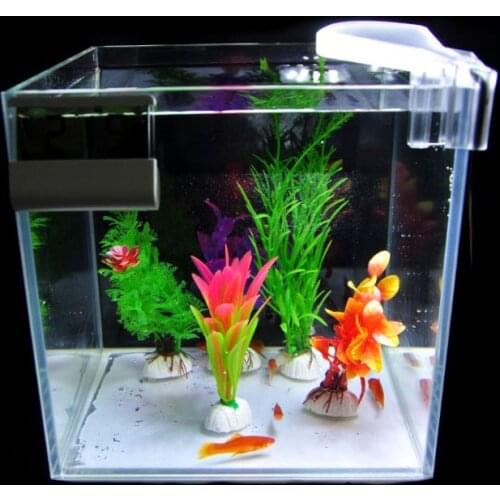 EU 100-240V LED Clip-on Fish Tank Aquarium Lighting Bulb White Light