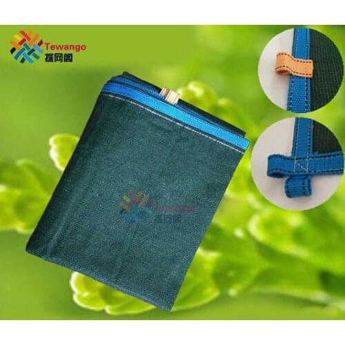 Tewango Blackish Green Shade Sail 85% UV Block 130G/SQM Patio Plants Shelter Outdoor Sunlight Protect Shade Net 7Years Life