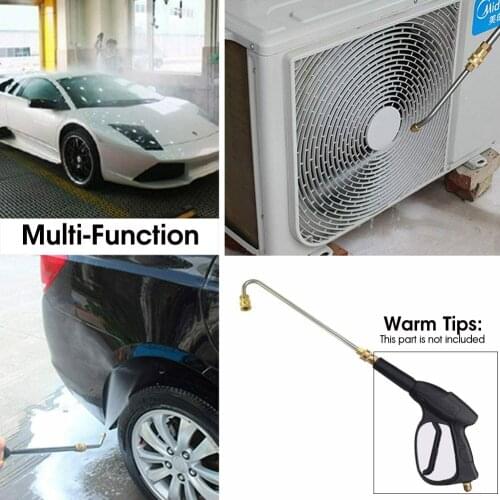 Auto Cleaning Tools High Pressure Washer Extension Rod Car Accessories Washing Cleaner Attachment Copper Elbow Extension