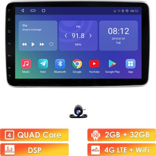 Universal 1 Din Car Multimedia Player 10inch Touch Screen Autoradio Stereo Video GPS WiFi Auto Radio Android Video Player USB PC