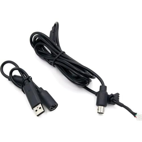High Quality USB 4 Pin For Cable Cord Cable +Breakaway Adapter Replacement For Xbox- 360 Wired Controller Accessories