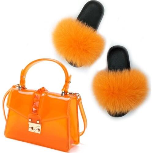 2020 Shoes For Women Summer Fur Slippers Female Shoes Bag Fashion Ladies Casual Rubber Sole Non-Slip Comfortable Footwears