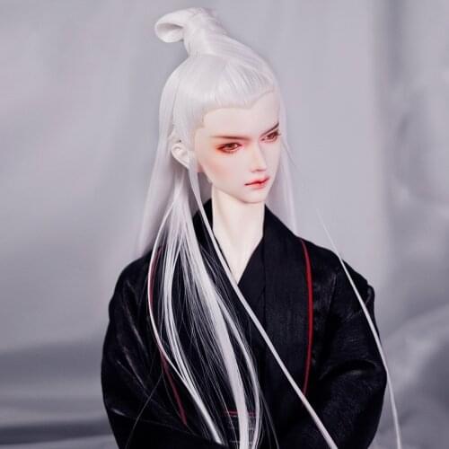 1/3 Scale BJD Accessories Ancient Costume Long Hair Chinese Hanfu Doll Wig For BJD/SD SD13 SD17 SSDF Strong Uncle A0875