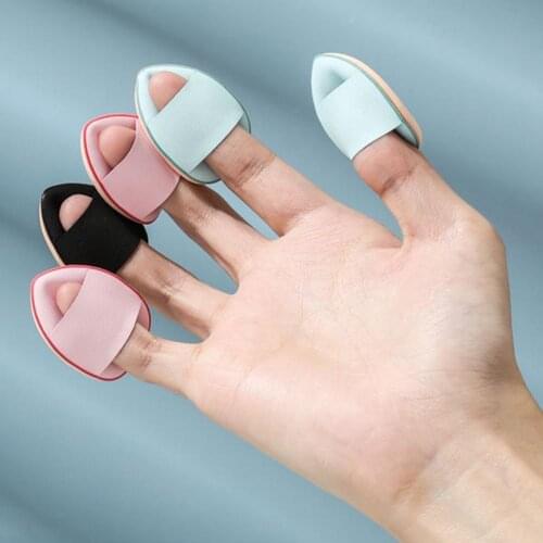 1PCS Mini Size Finger Shape Cosmetic Puff Air Cushion Sponge Women Soft Foundation Concealer Highlighter Makeup Puff Sponge Tool