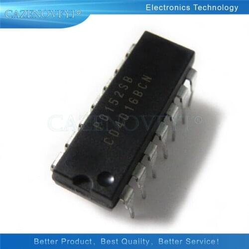 10pcs/lot CD4016BE CD4016 4016BE DIP-14 In Stock