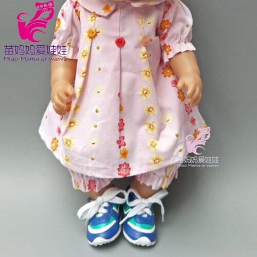 18 inch Baby dolls Clothes and trouserssets also fit for 45CM girl dolls outwear suit