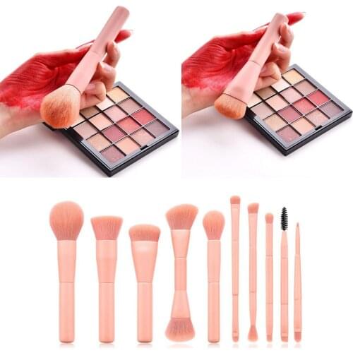 5pcs Make up Brushes Set Wooden Handle Foundation/Cosmetic Powder Eye Shadow Lip Beauty Make Up Eyeliner Eyebrow Brush Set