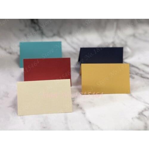 50pcs Blank Seat Card Hotel Banquet Party Table Name Outdoor Activity Cards Invitation Card Wedding Party Decoration Supplies