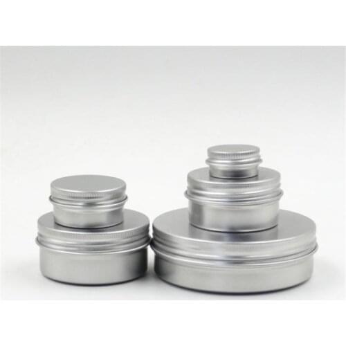 10pcs Aluminum Metal Cosmetic Refillable Container Professional Cosmetics Container Cream Jar Pot Bottle 5g/15g/30 /50g/100g -15