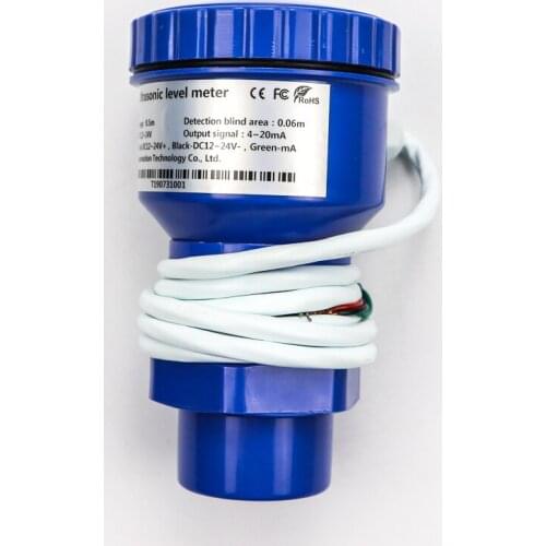 Analog output 4-20ma ultrasonic fuel level sensor 05v diesel tank level transmitter