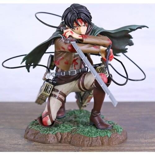 Attack on Titan Levi Ackerman PVC Figure 1/7 Scale Anime Model Toy Collectible Figurals