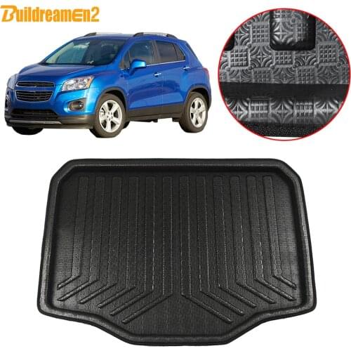 Buildreamen2 For Chevrolet Trax Tracker Car Trunk Mat Floor Tray Boot Liner Cargo Mud Carpet Pad 2013 2014 2015 2016 2017 2018