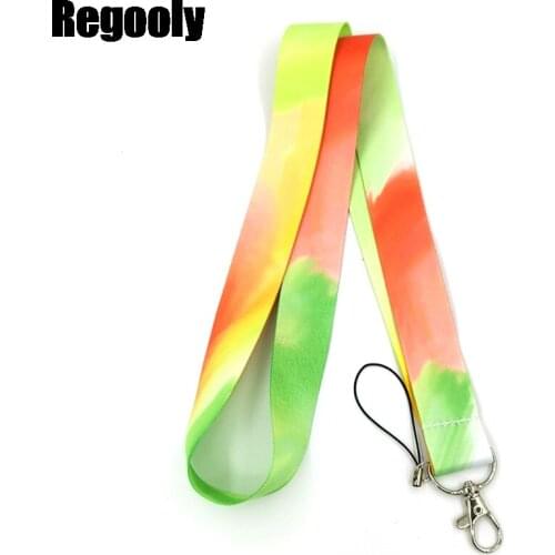 Colorful Color Contrast Classical Style Lanyard For keys The 90s Phone Working Badge Holder Neck Straps With Phone Hang Ropes
