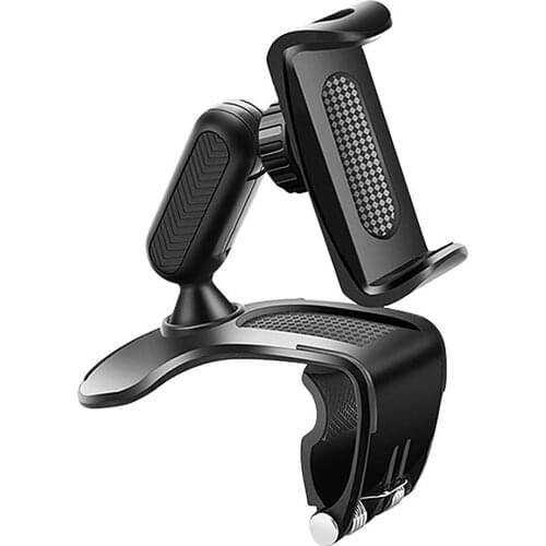 Car Dashboard Mobile Phone Holder Auto GPS Stand Clip Universal Cell Phone GPS Support Clip Bracket Rotatable Car Mount Stand