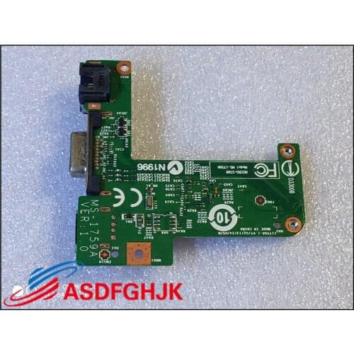 FOR MSI GE70 MS-1759 Series Laptop VGA ETHERNET USB PORT BOARD MS-1759A