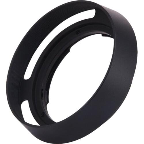 Haoge LH-ZV09 Round Metal Lens Hood for Carl Zeiss C Biogon T* 2.8/28 28mm f2.8 ZM, C Sonnar T* 1.5/50 50mm f1.5 ZM Lens Black