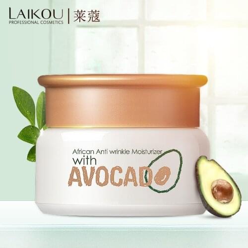 Laikou Avocado Day Creams Korean Cosmetic Deep Moisturizing Face Cream Hydrating Anti Wrinkle Whitening Lift Esseence Skin Care