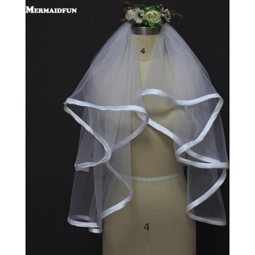 MERMAIDfUN Wedding Short Veils