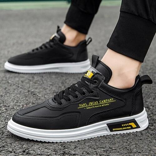 Winter men shoes fashion Walking Shoes black shoes for men Keep warm Canvas shoes men high-top Leather Casual Shoes 41