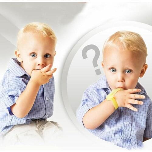Nontoxic Latex-free Silicone Baby Kids Child Finger Stop Guard Wrist Band Appliance Sucking Thumb Sucking H3M3