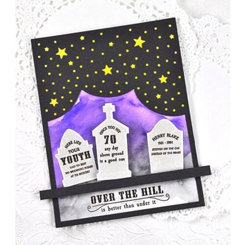 Night Sky DIY Metal Cutting Die Scrapbooking Template Embossing Craft Stencil Paper Card Photo Making Handmade Decoration