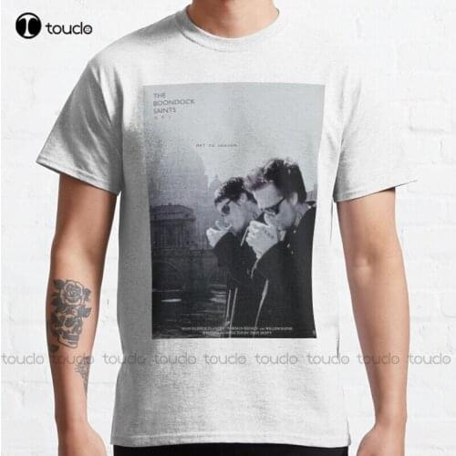 New Boondock Saints - Japanese Movie Poster Classic T-Shirt Shirts For Women Men Cotton Tee Shirt S-3Xl