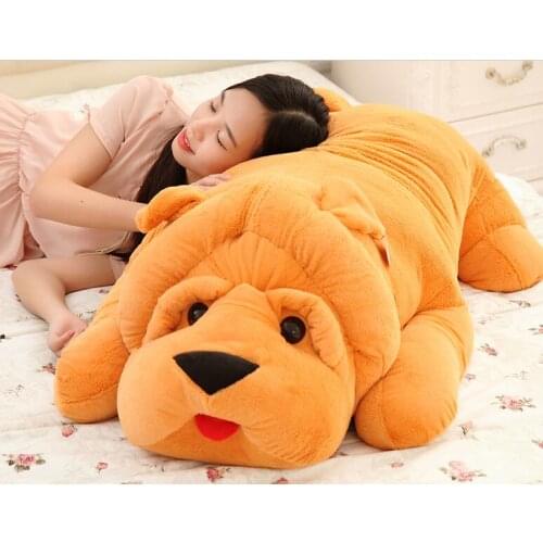 Huge 120cm prone shar pei dog plush toy,soft pillow toy birthday gift Christmas gift h2928