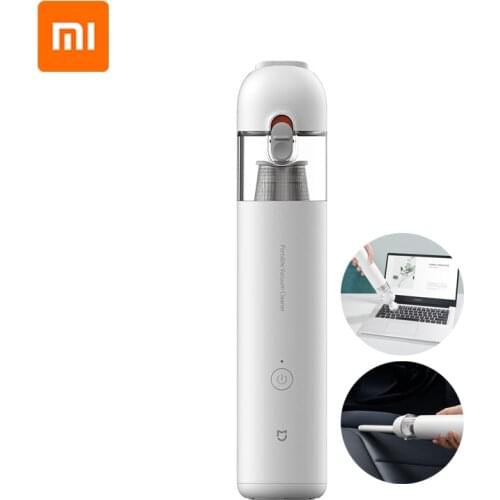 Original Xiaomi Mijia Mini Handheld Vacuum Cleaner Wireless Dust Collection Brushless Motor 13000PA Cyclone Suction for Home Car
