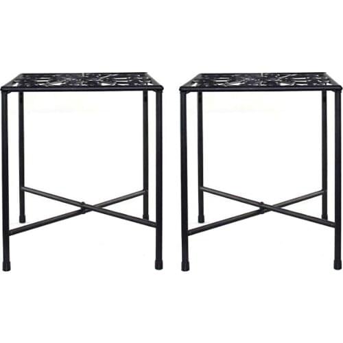 Shelf Wrought Iron Frame Multi-layer Space Saving Indoor Balcony Simplicity Plant Stand