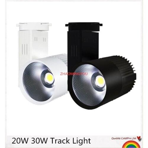 LED Track Light 15W 20W 30W Rail Spot COB Rail Tracks Store Mall Lamp Showroom Spotlights Exhibition Lighting