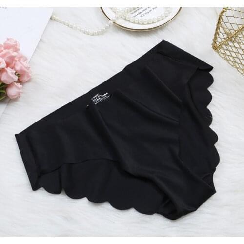 Ice-Silk Panties Women Sexy Briefs Seamless Underwear Women Female Soft Cotton Crotch Transparent Lingerie NEW Free Shipping