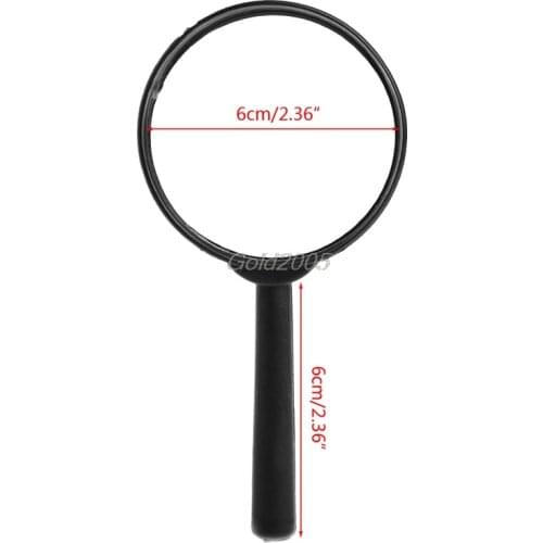 Magnifier 60mm Hand Held 5X Magnifying Loupe Reading Glass Lens G26 Whosale&DropShip