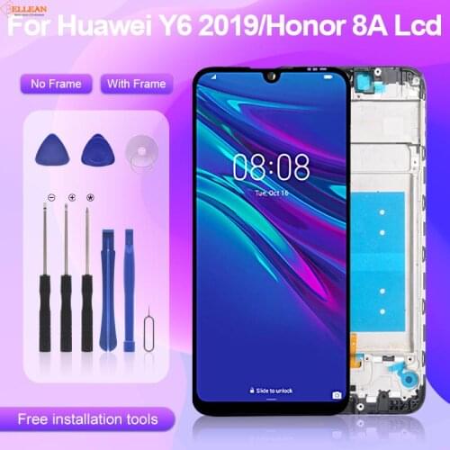 Catteny For Huawei Y6 2019 Display For Honor 8A LCD Touch Screen Digitizer Y6 Pro 2019 Assembly Repair Parts With Frame