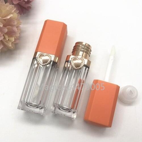 10/30/50pcs New Arrival Empty Lip Gloss Tube,DIY Plastic Elegant Liquid Lipstick Container,Square Lipgloss Lip Balm Bottle