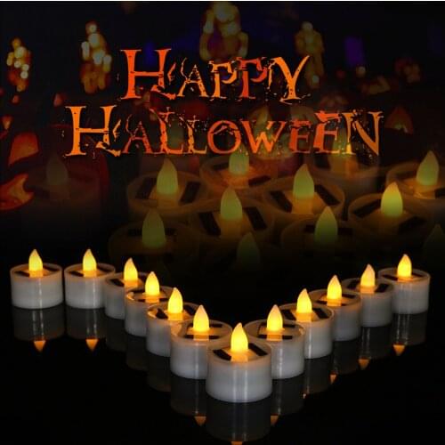 18Pcs LED Candle Lamp Multipurpose Solar-Powered LED Light Electronic Candle for Home Wedding Decoration