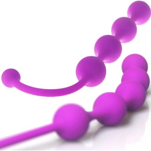 5beads Butt Plug Waterproof Silicone Anal Body Anus Toys Set for Beginners Adult Sex Products Sex Toys for couples lover games