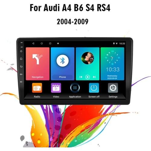 Eastereggs for Audi A4 B6 S4 RS4 B6 B7 SEAT Exeo 2002-2008 2 Din Android Car Multimedia Player Head Unit with Frame GPS BT WIFI