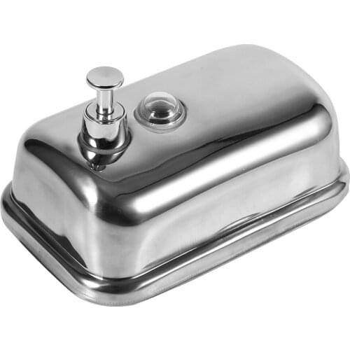 500ML Stainless Steel Soap Pump Wall Mounted Shampoo Box Liquid Dispenser KItchen Bathroom Soap Dispenser Hareware Sets