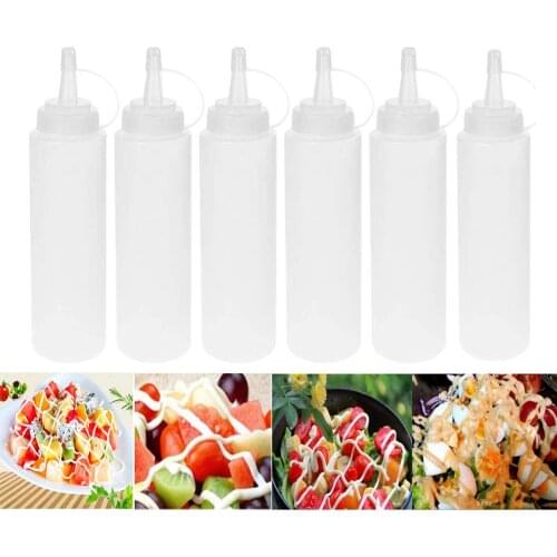 6 x 200 ml spice bottles with cap
