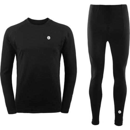Winter Sports Thermal Underwear Set Winter Warm Cycling Long Sleeves Men Top Pants Cycling Base Layers