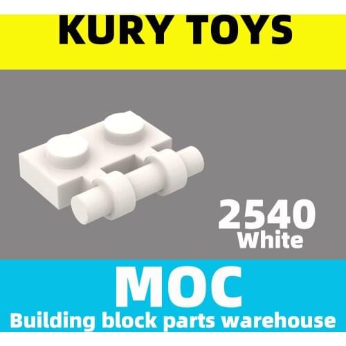 Kury Toys DIY MOC For 2540 Building block parts For Plate, Modified 1 x 2 with Handle on Side - Free Ends For Modified Plate